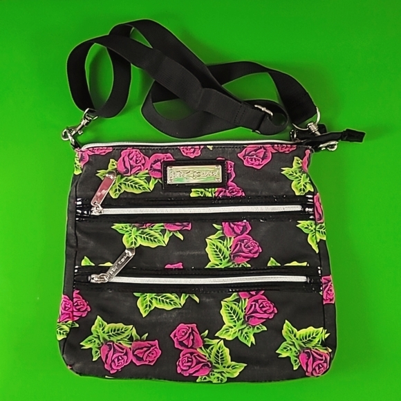 Betsey Johnson Handbags - Betsey Johnson Floral Crossbody Bag